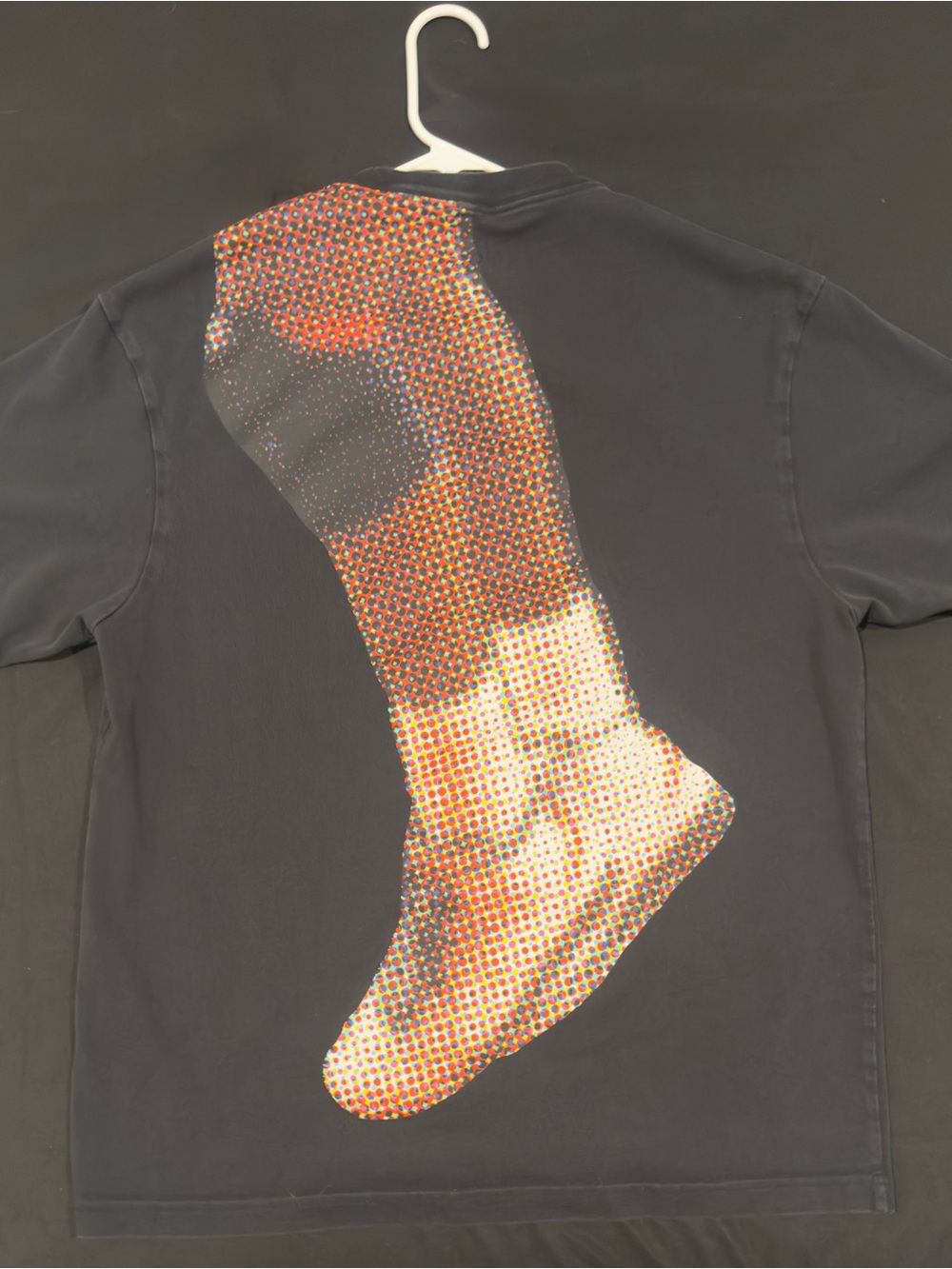 🏀 Nike Jordan Flight Heritage 85 Black Graphic Crew T-shirt - Picture 4 of 8